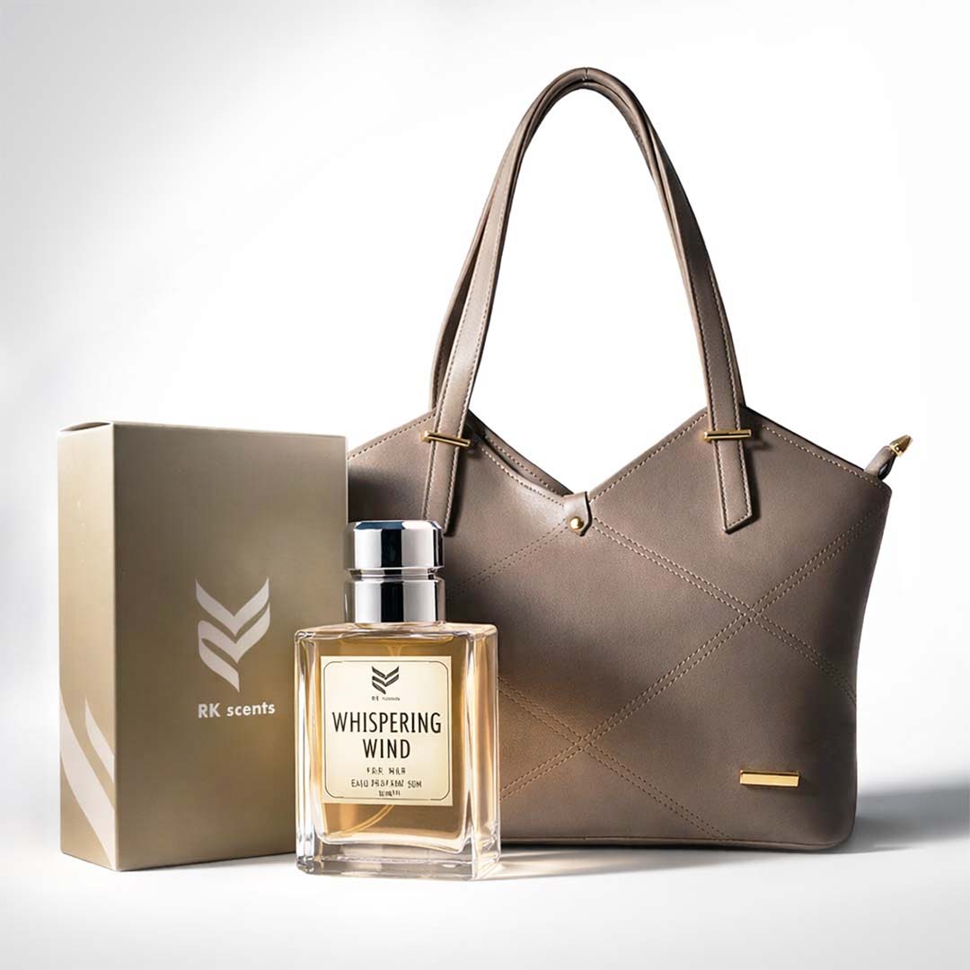 Whispering Wind Perfume & Prestige Tote Bundle