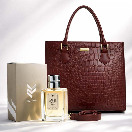 CROCODILE Bag + Leather Dusk Bundle